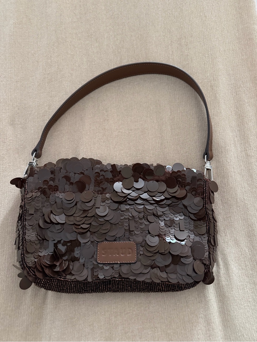 STAUD Timmy Sequin Shoulder Bag - Picture 5 of 5